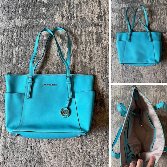Michael Kors Vibrant Blue Tote - Picture 1 of 1